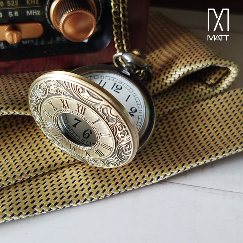 RELOJ DE BOLSILLO GRABADO