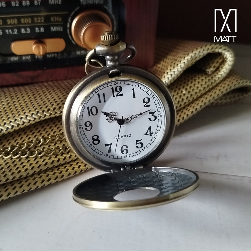 RELOJ DE BOLSILLO GRABADO