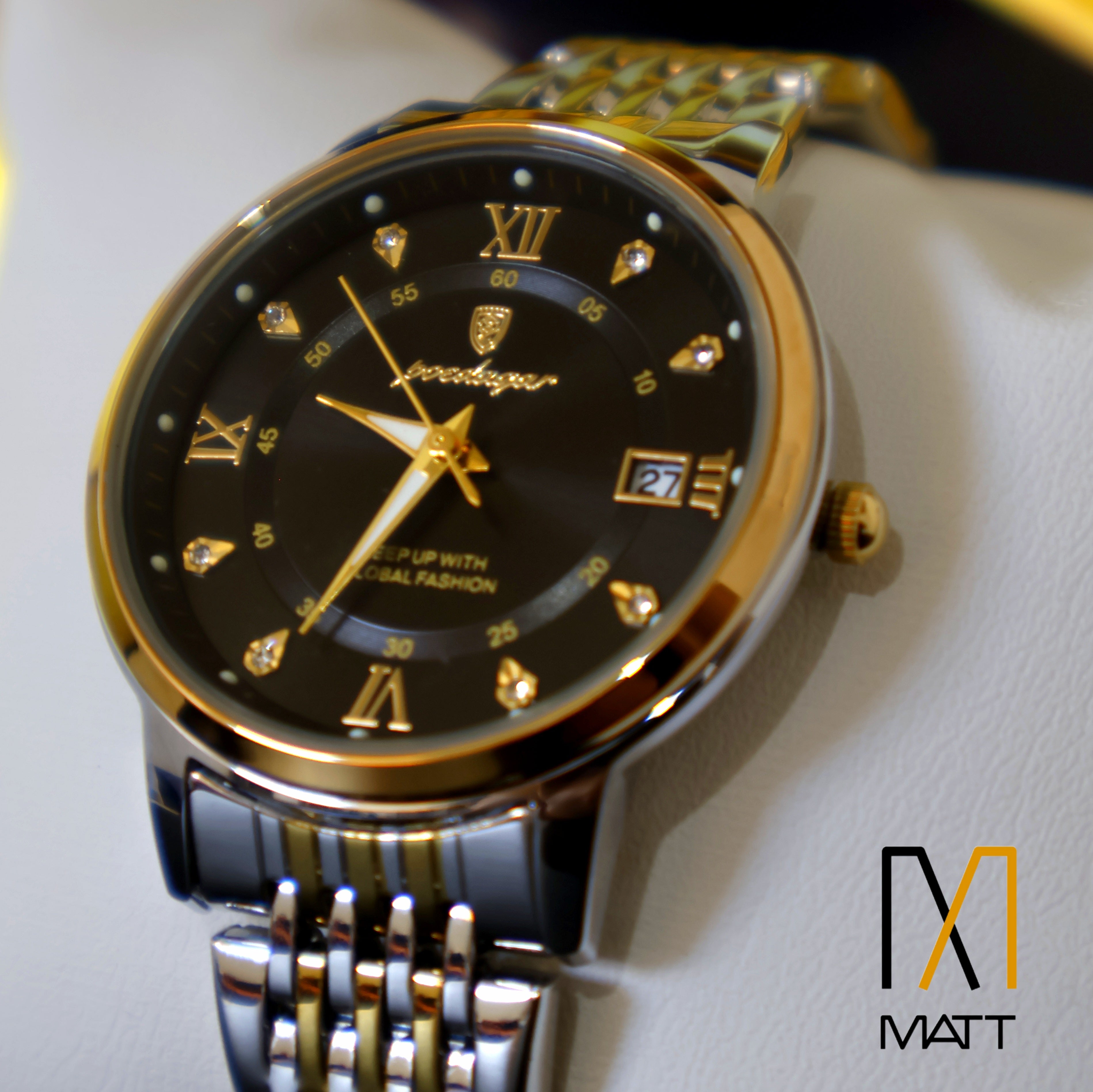 RELOJ POEDAGAR DE LUJO PARA DAMA DIAL NEGRO