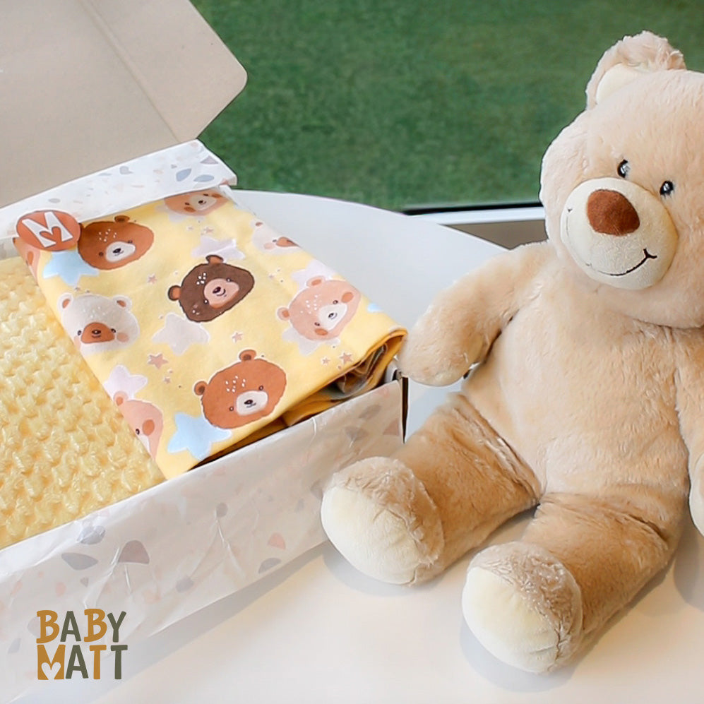 Set Premium De Frazada y Mantilla Para Tu Bebé