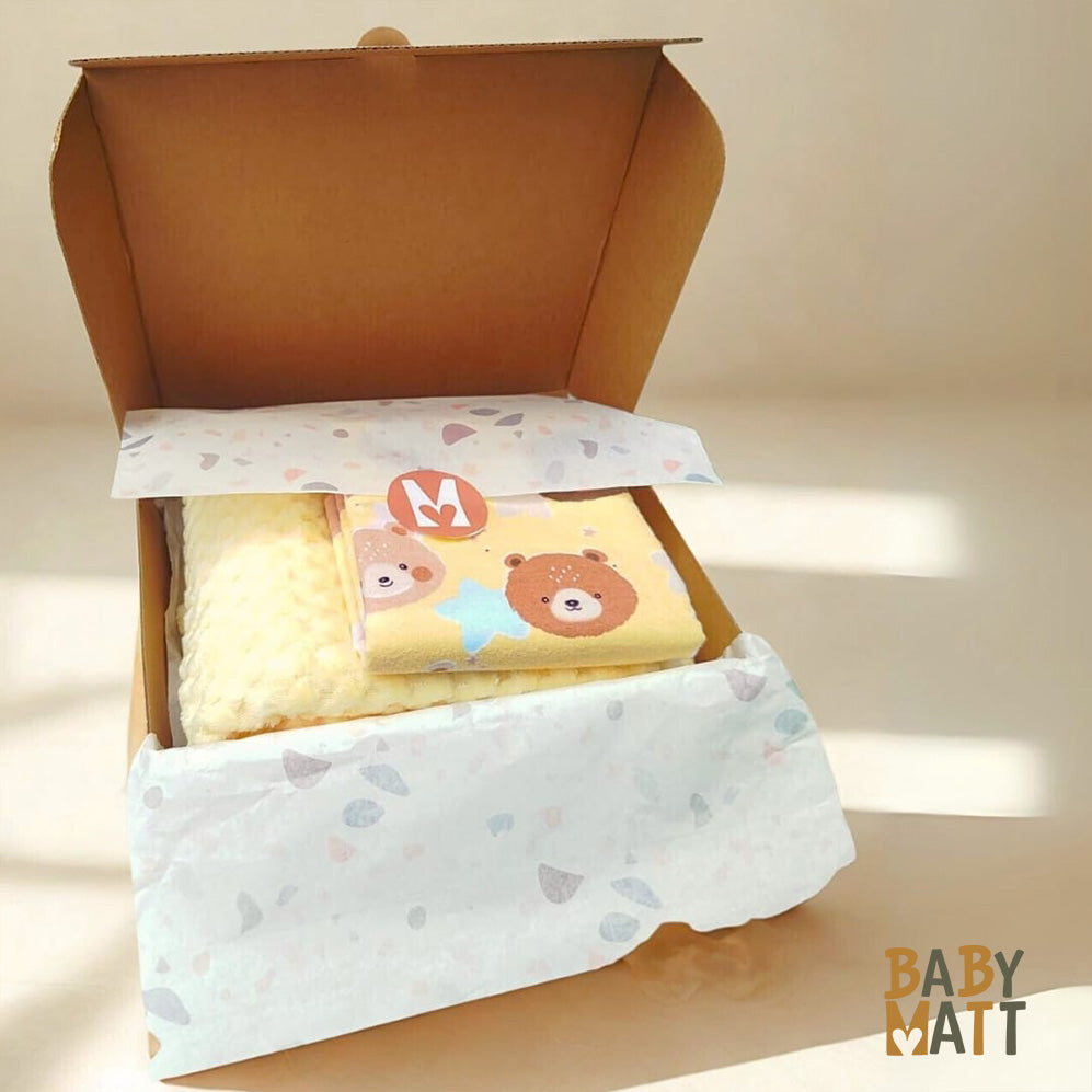 Set Premium De Frazada y Mantilla Para Tu Bebé