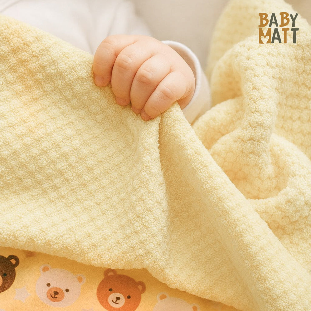 Set Premium De Frazada y Mantilla Para Tu Bebé